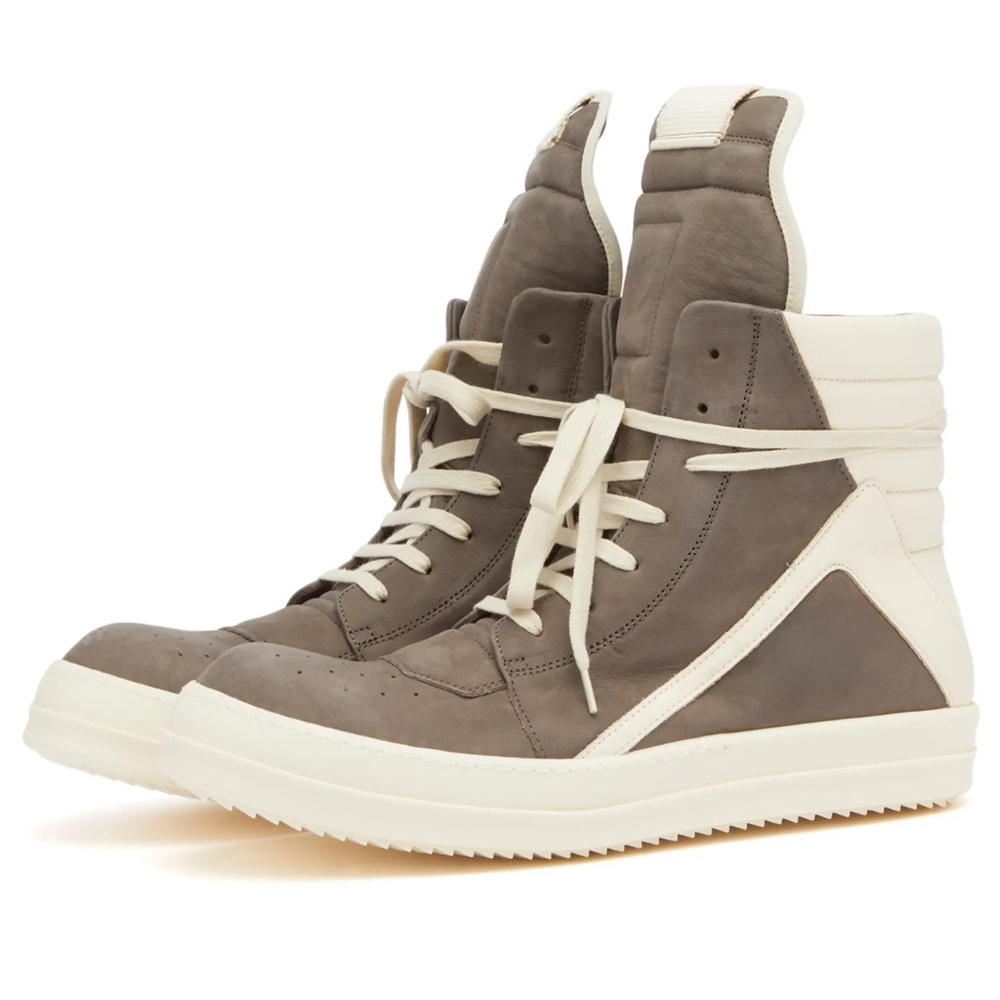 Rick Owen Geobasket: Grey + White